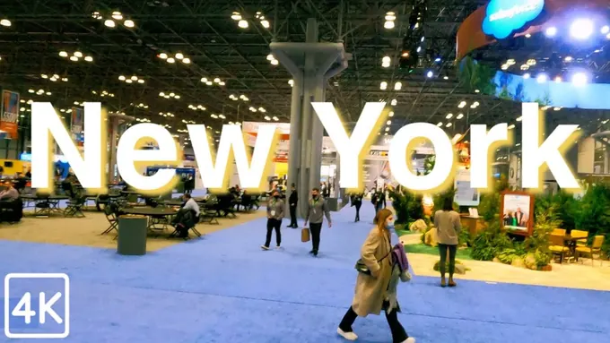 New York trade show floor