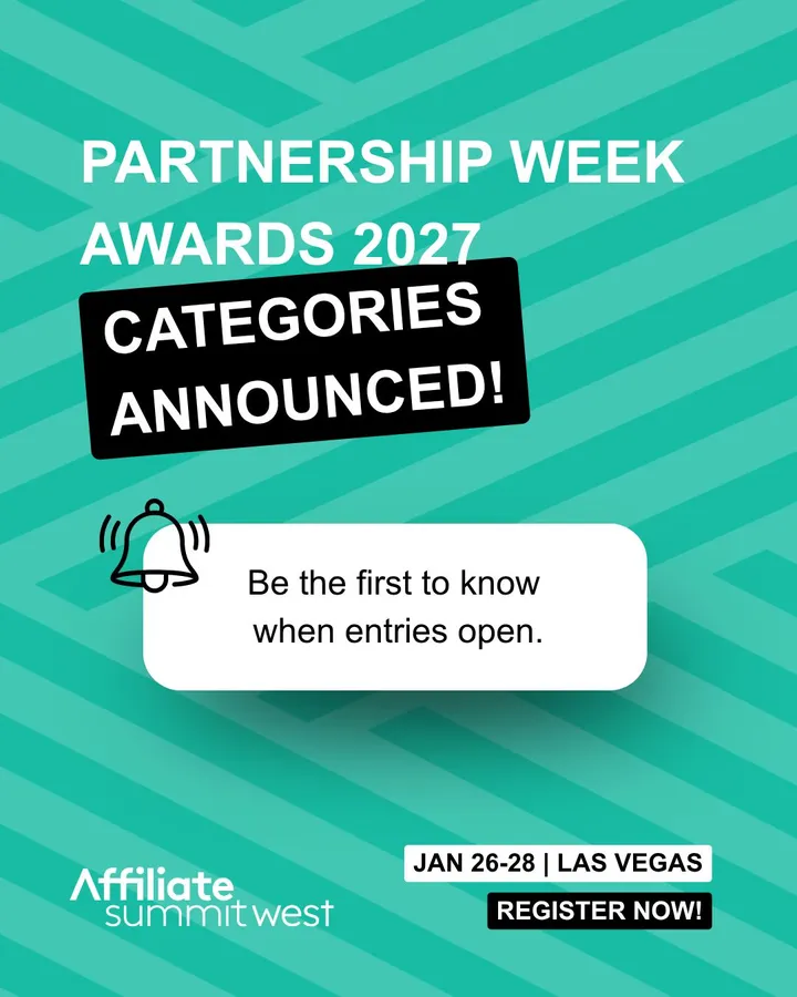 The Partnership Week Awards are BACK for 2027 and the categories have officially been anno