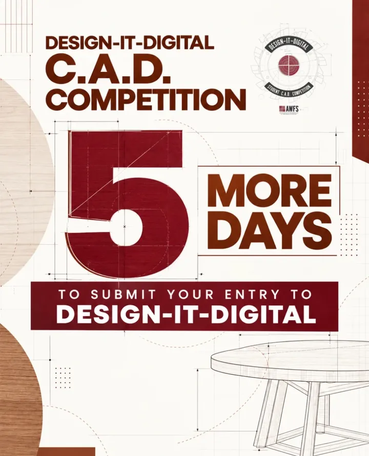 5 DAYS LEFT TO SUBMIT!
Got a table design you’ve been working on? Here’s your chance to p