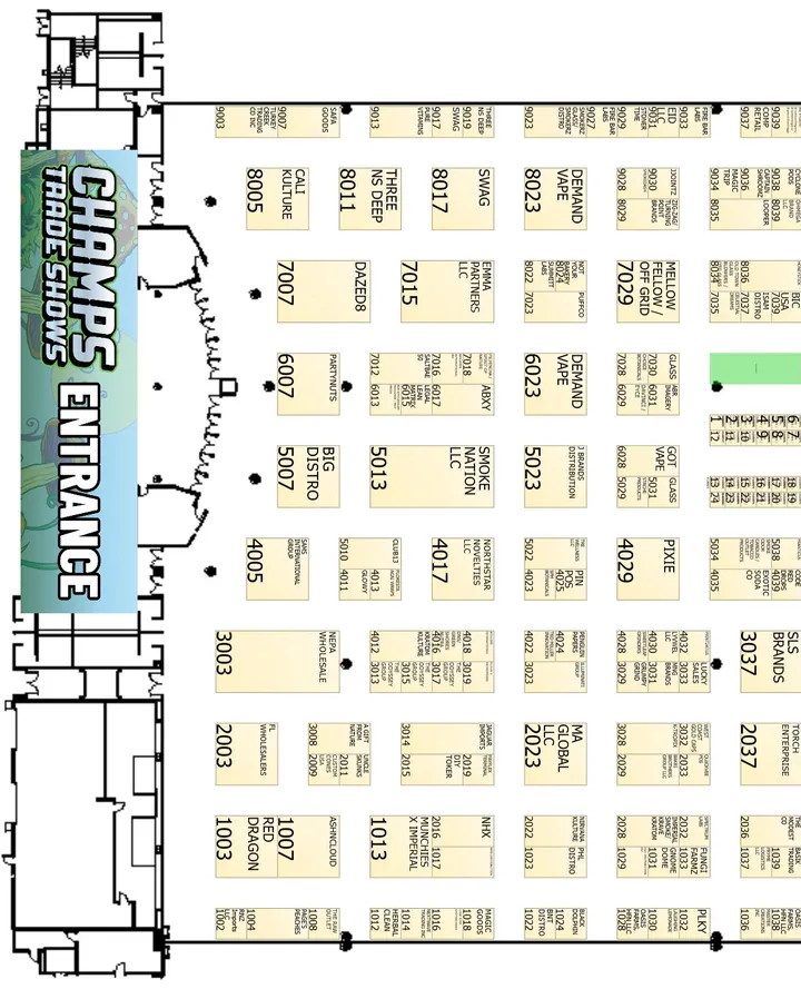 Have you checked out the floor map for CHAMPS Florida?
Check out the link in our bio or v