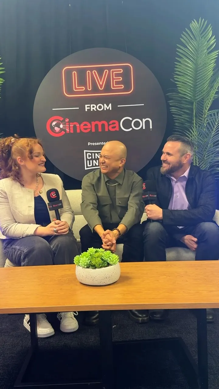I got a chance to sit down with @joel.crawford.art and @janimatedultd at #CinemaCon2026 Co