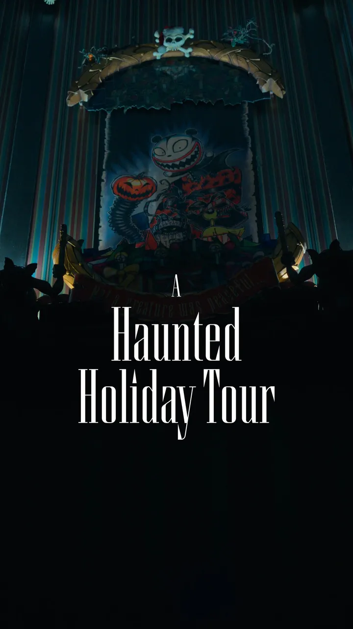 Step inside Haunted Mansion Holiday for a tour where every room has something frightfully