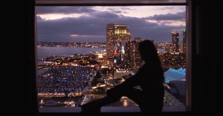 Your room, your view, the San Diego skyline stretching out beyond the glass. Settle in at