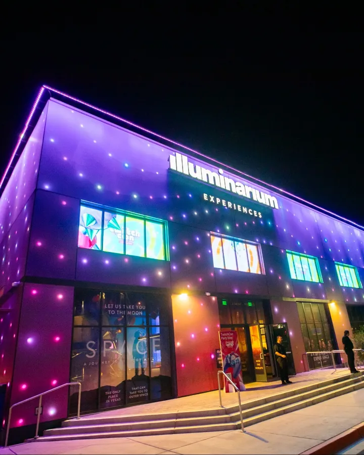 Illuminarium Las Vegas walkthrough videos and Instagram captures