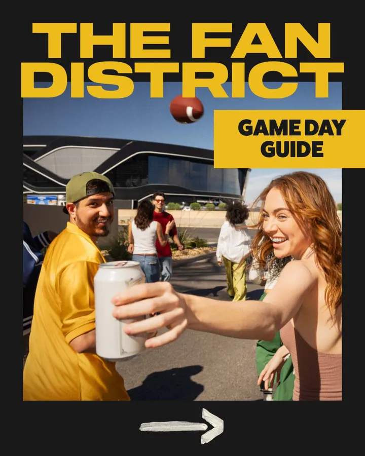 Your game-day playbook is looking 🔥. 🏈 Come kick it with @jamaalcharles at Luxor, then s