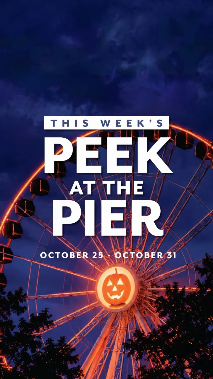Halloween is taking over the Pier this week! Take a look at what’s happening and start pla