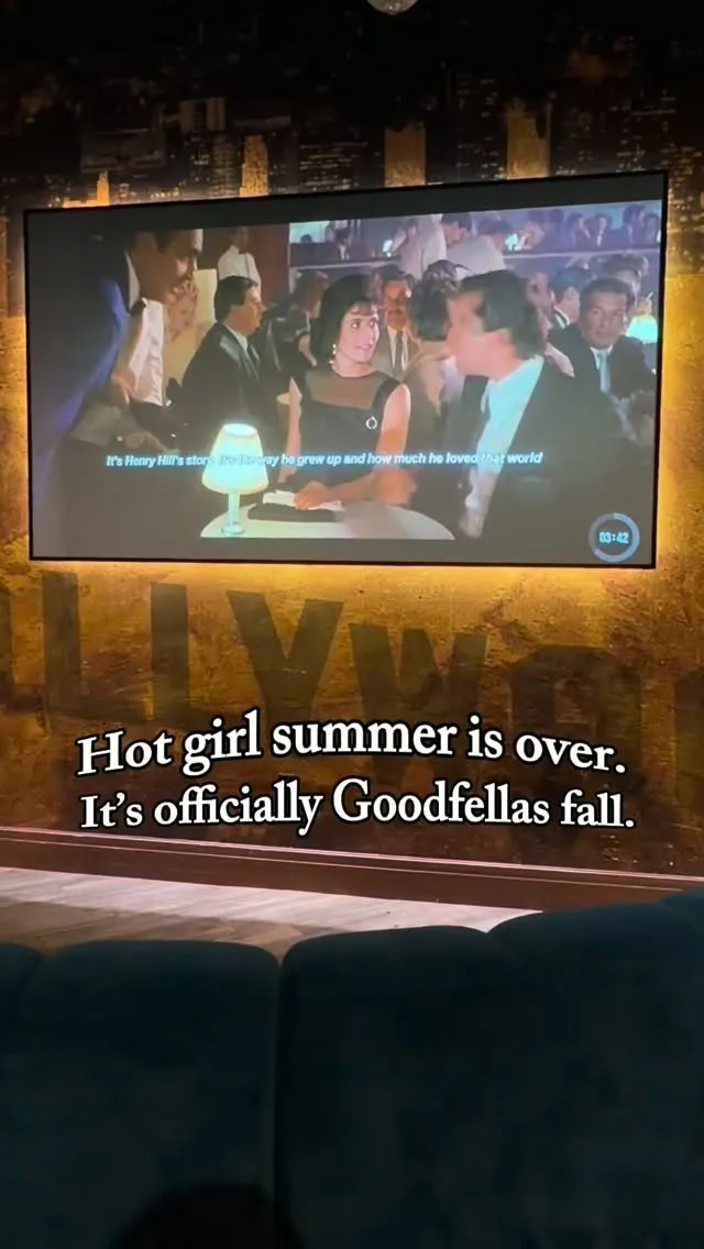 “I don't shine shoes no more.” 🍂

Hot girl summer is out. Goodfellas fall is in. 🤌

Forg