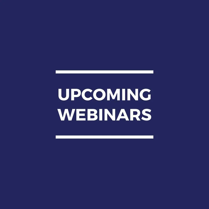 Join us for our FREE upcoming webinars! 👏🏻 Register for this Thursday’s session with the