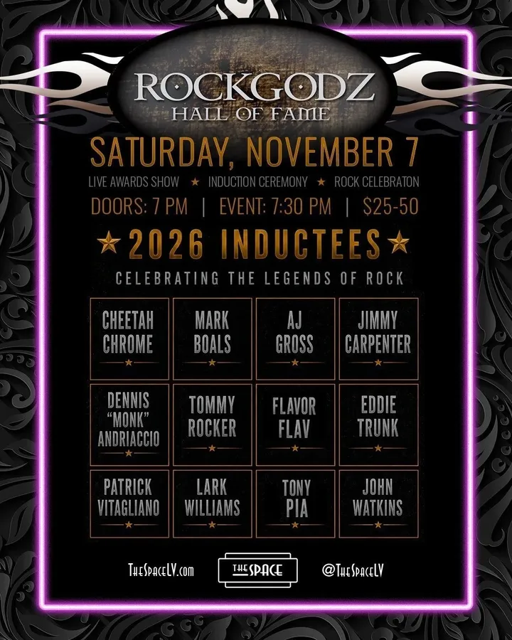 Rock history is taking over The Space, and you need to be there for it!

The RockGodz Hall