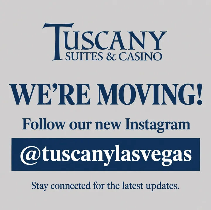 Tuscany Suites & Casino walkthrough videos and Instagram captures