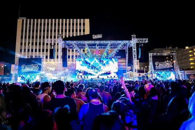 Downtown Las Vegas Events Center exhibit halls and ballroom capacities