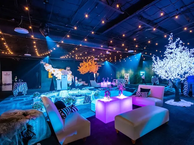 The INDUSTRIAL Event Space exhibit halls and ballroom capacities