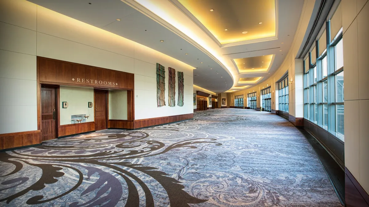 Cobb Galleria Atlanta exhibit halls and ballroom capacities