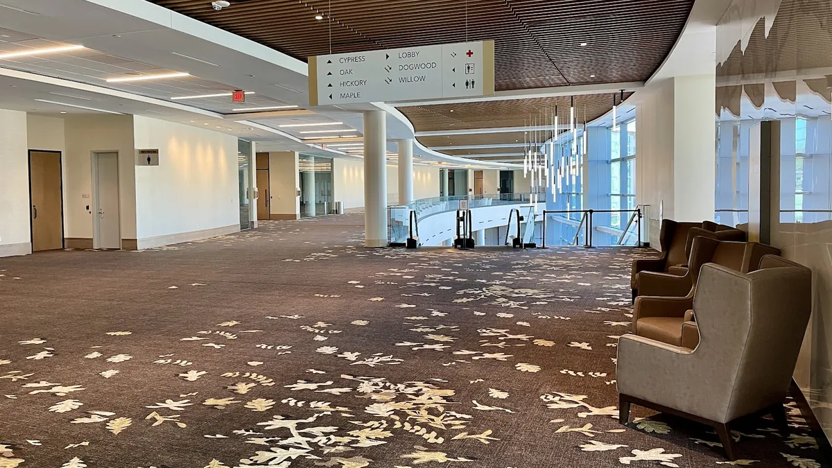 Gas South Convention Center exhibit halls and ballroom capacities
