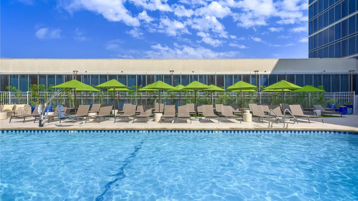 Hilton Anaheim exhibit halls and ballroom capacities