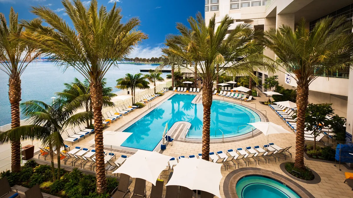 Hilton San Diego Bayfront exhibit halls and ballroom capacities