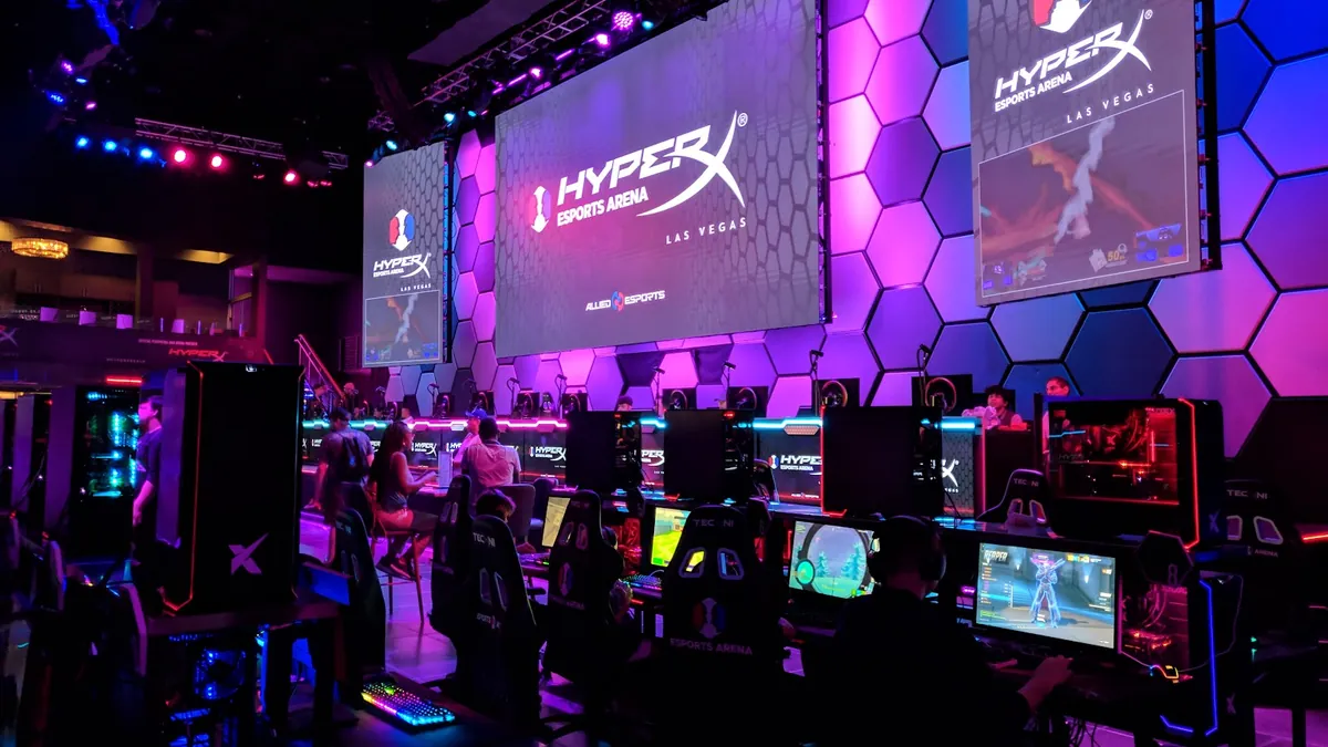 HyperX Arena exhibit halls and ballroom capacities