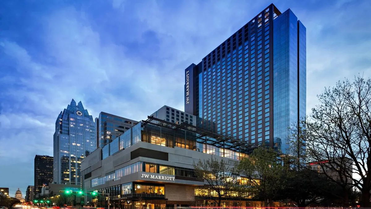 JW Marriott Austin exhibit halls and ballroom capacities