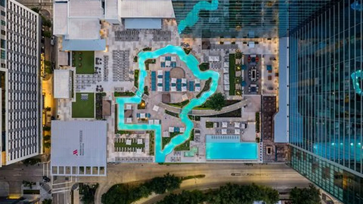 Marriott Marquis Houston exhibit halls and ballroom capacities