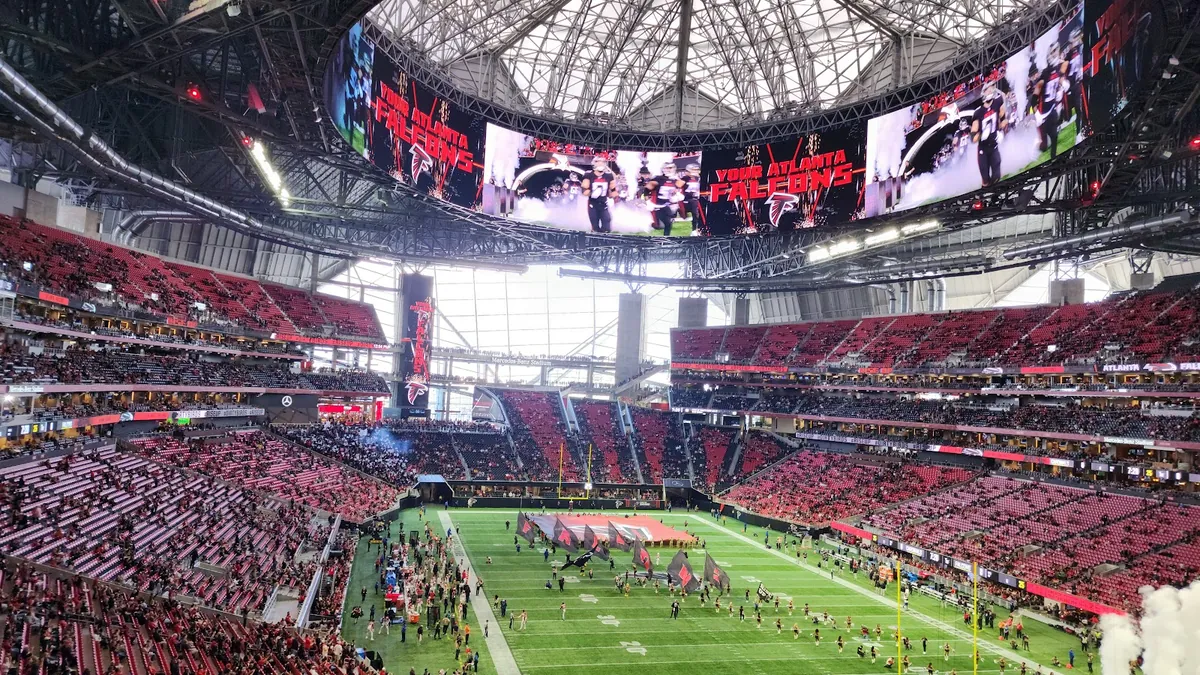 Mercedes-Benz Stadium exhibit halls and ballroom capacities