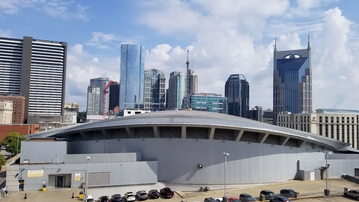 Music City Center exhibit halls and ballroom capacities