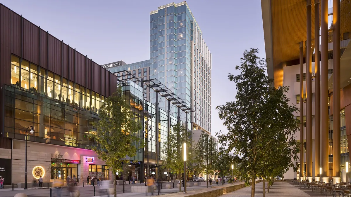 Omni Nashville Hotel exhibit halls and ballroom capacities