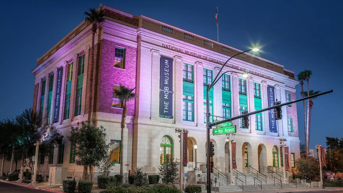 The Mob Museum exhibit halls and ballroom capacities