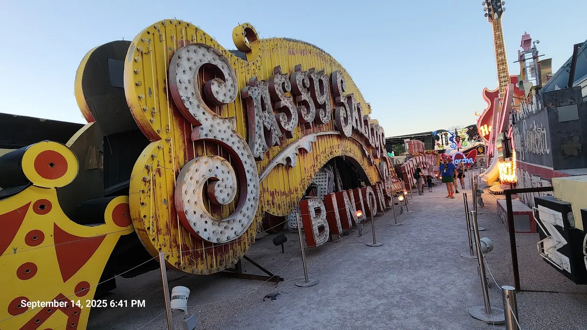 The Neon Museum exhibit halls and ballroom capacities